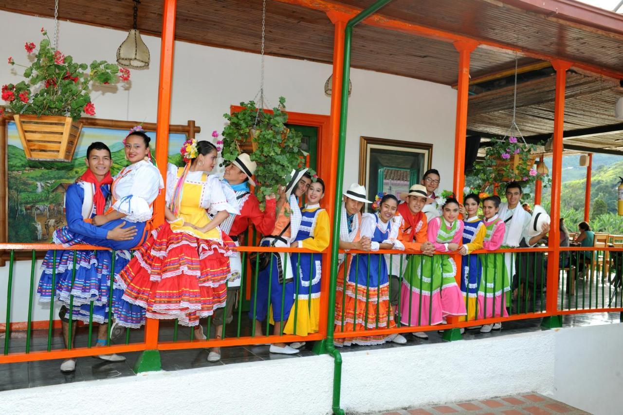 Ferienwohnung Hacienda Charrascal Coffe Farm Manizales Exterior foto