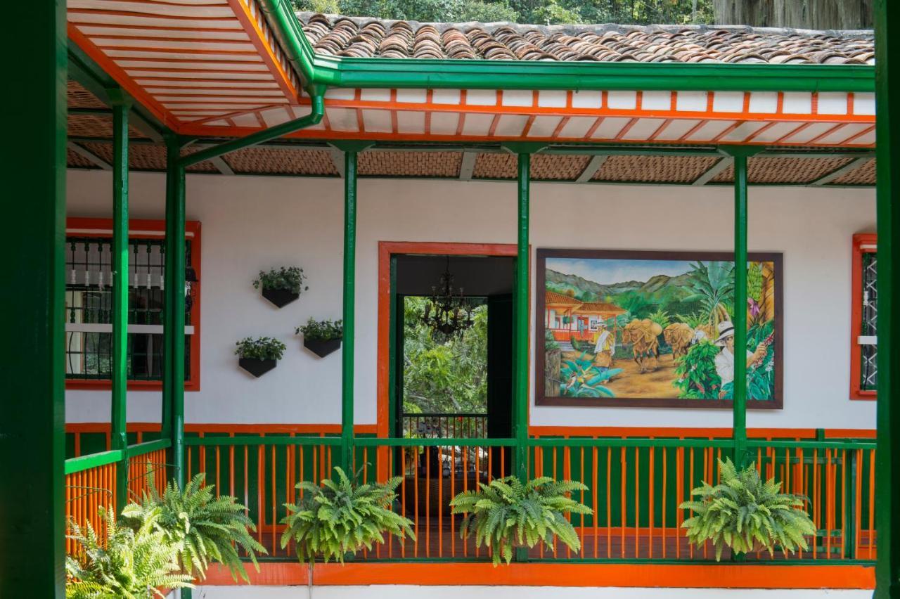 Ferienwohnung Hacienda Charrascal Coffe Farm Manizales Exterior foto