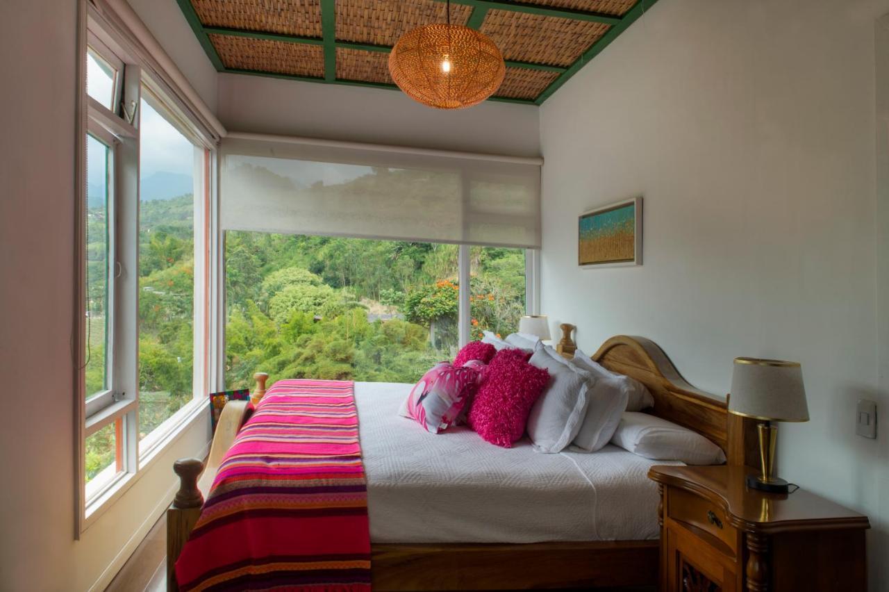 Ferienwohnung Hacienda Charrascal Coffe Farm Manizales Exterior foto