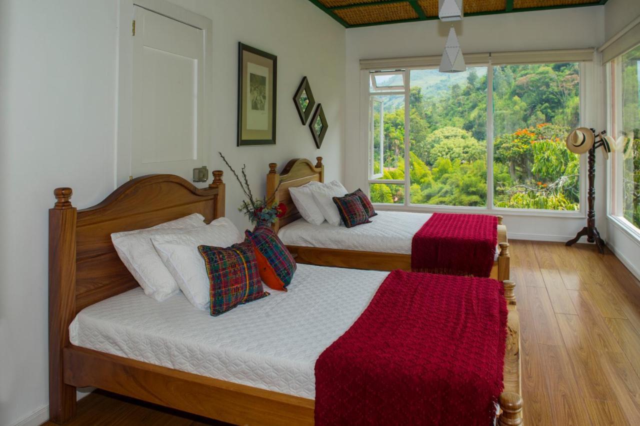 Ferienwohnung Hacienda Charrascal Coffe Farm Manizales Exterior foto