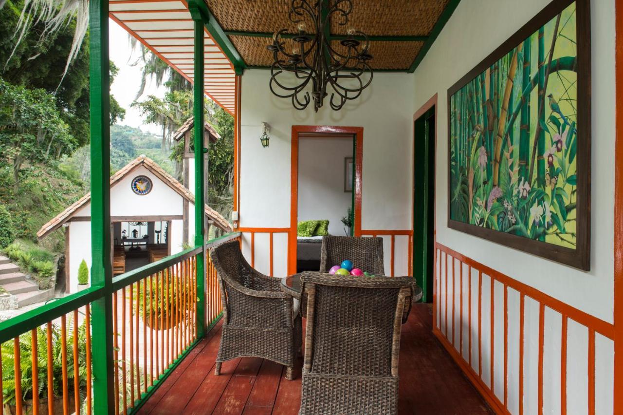 Ferienwohnung Hacienda Charrascal Coffe Farm Manizales Exterior foto