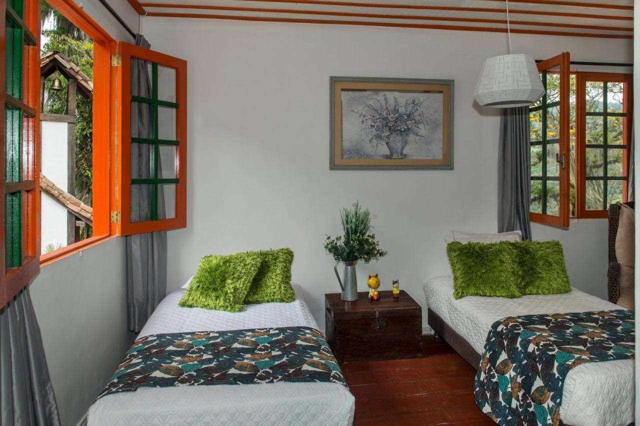 Ferienwohnung Hacienda Charrascal Coffe Farm Manizales Exterior foto