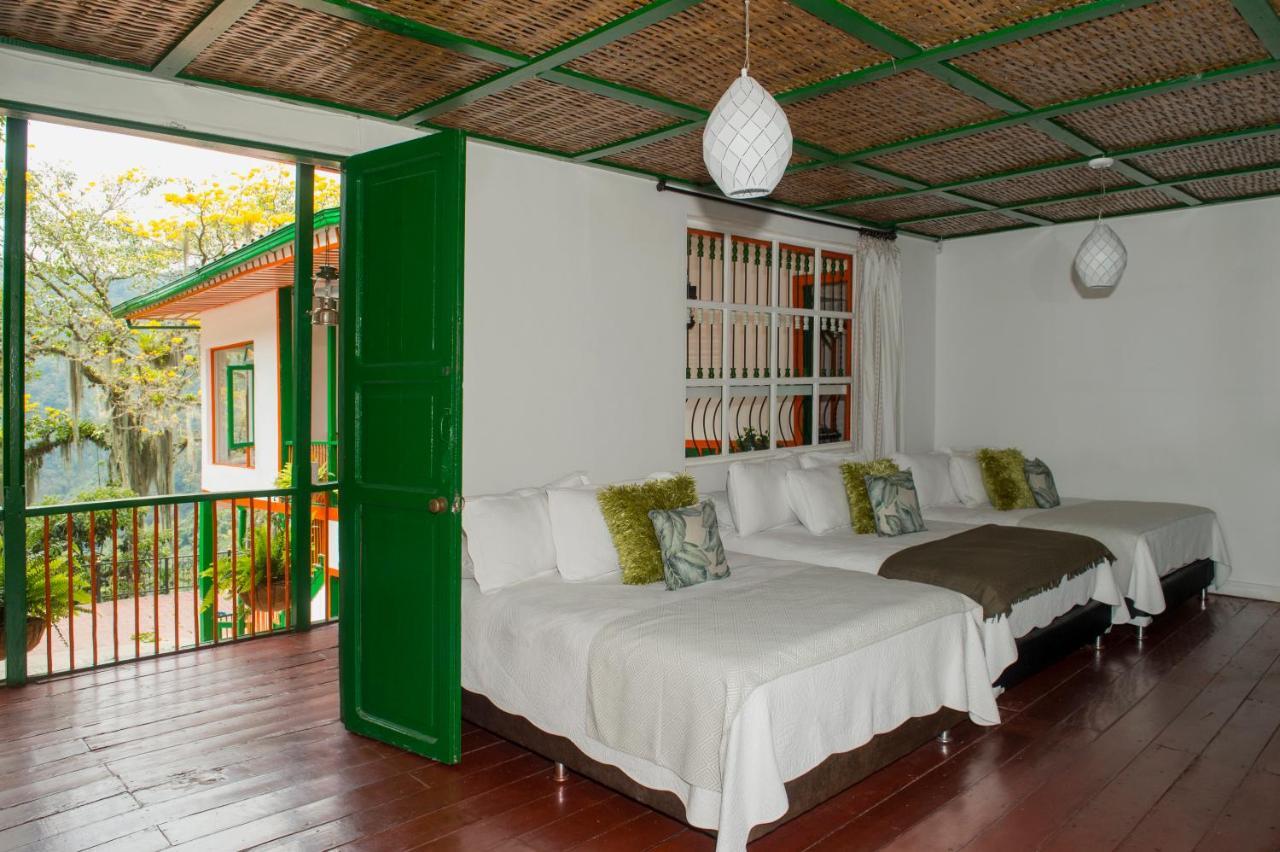 Ferienwohnung Hacienda Charrascal Coffe Farm Manizales Exterior foto